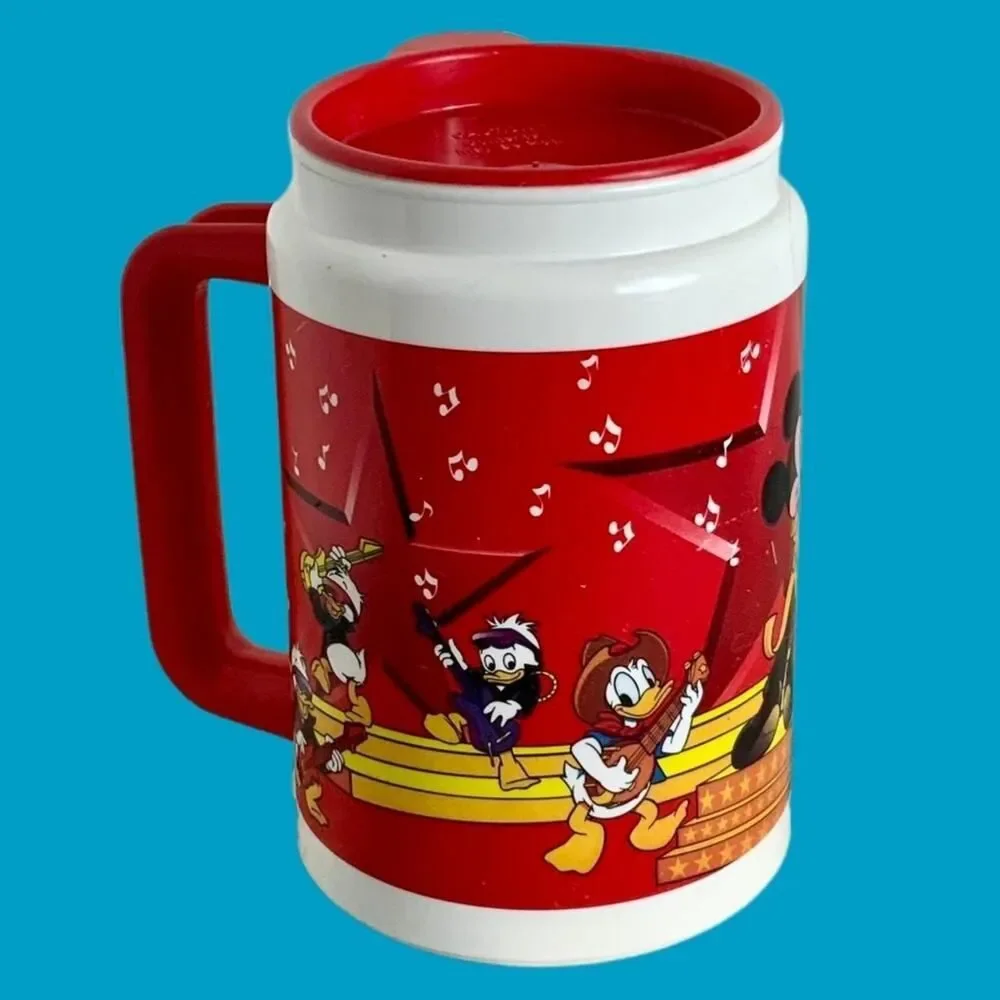 DISNEY All-Star Resorts Travel Mug Mickey Minnie Donald Goofy